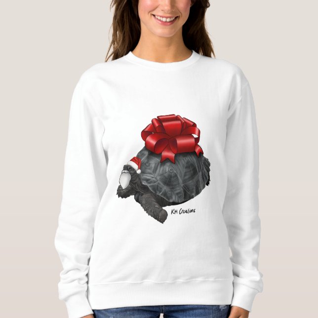 Tortoise holiday sweatshirt (Front)