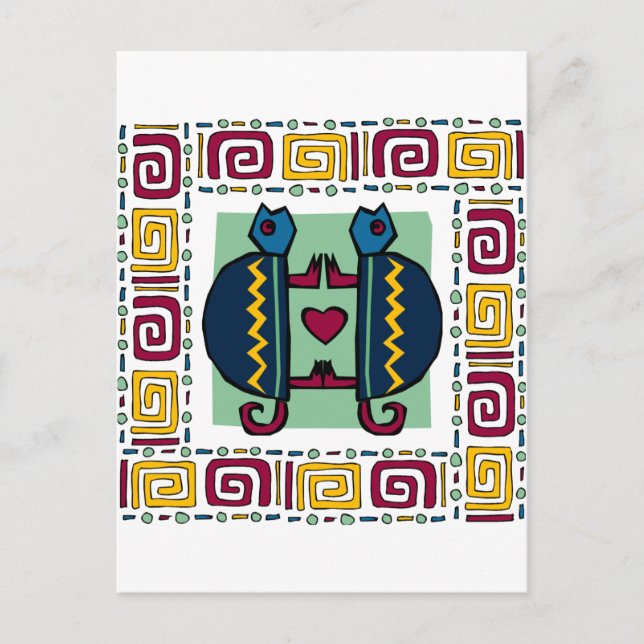 tortoise-in-love postcard (Front)