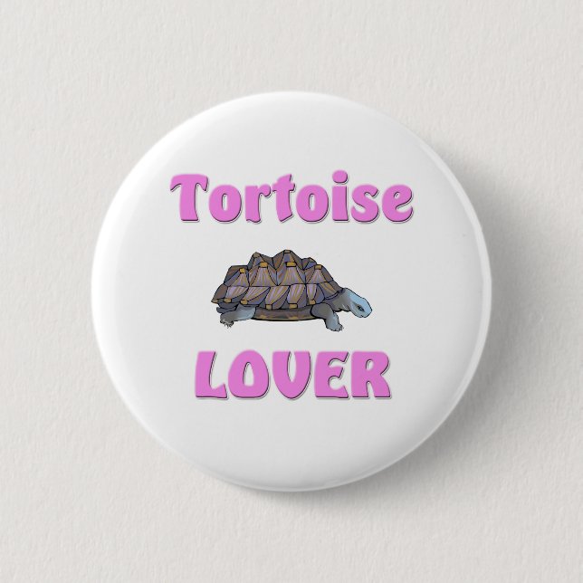 Tortoise Lover 6 Cm Round Badge (Front)