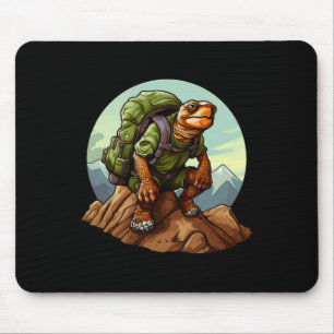 Tortoise Mountaineering Hiking Turtles Mouse Mat