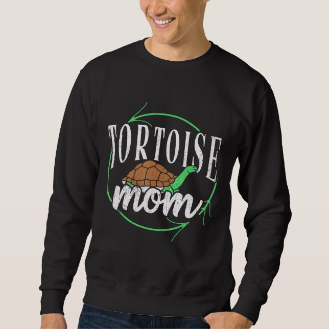Tortoise Mum - Snapping Turtle Gopher Reptile Terr Sweatshirt (Front)