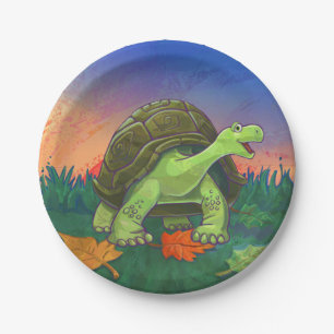 Tortoise Party Centre Paper Plate