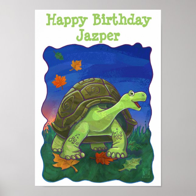 Tortoise Party Centre Poster (Front)