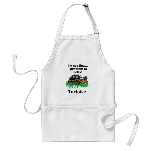 Tortoise Relax Animal Pet Funny  Standard Apron (Front)