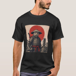Tortoise Samurai Warrior Vintage Japanese Ukiyo-e T-Shirt