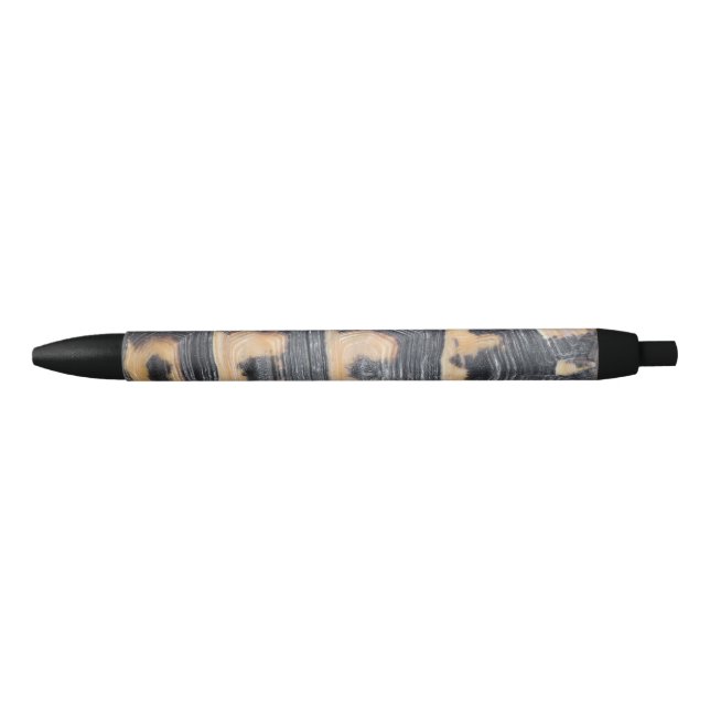 Tortoise shell black ink pen (Front)