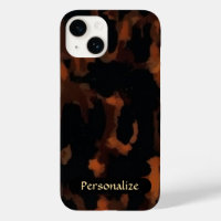 Tortoise Shell Pattern | Brown Black Elegant Chic