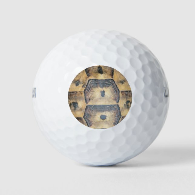 Tortoise Shell Pattern Golf Balls (Front)