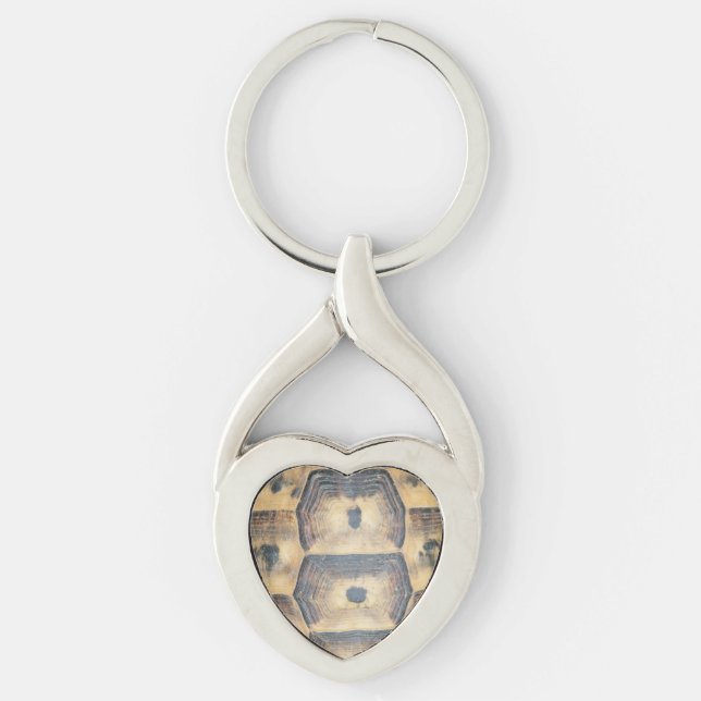 Tortoise Shell Pattern Key Ring (Front)