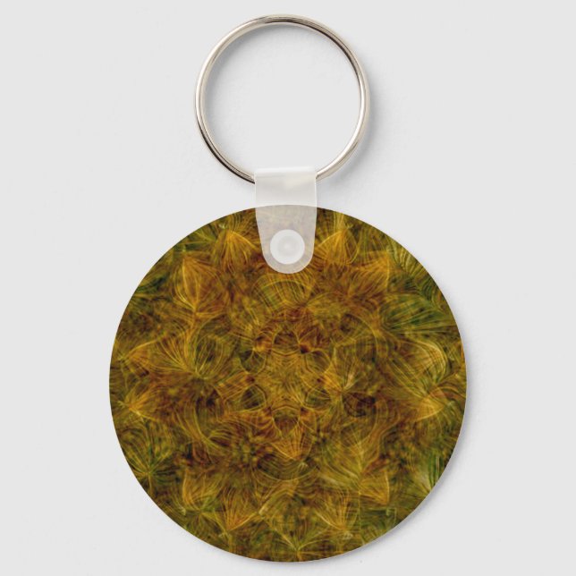 Tortoise Shell Pattern Keychain (Front)