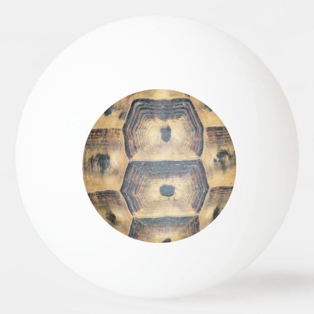 Tortoise Shell Pattern Ping Pong Ball (Back)
