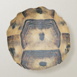 Tortoise Shell Pattern Round Cushion