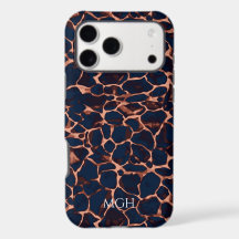 Tortoise Shell Personalized Monogram Phone Case