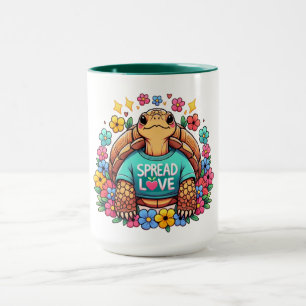 Tortoise Spread Love   Mug