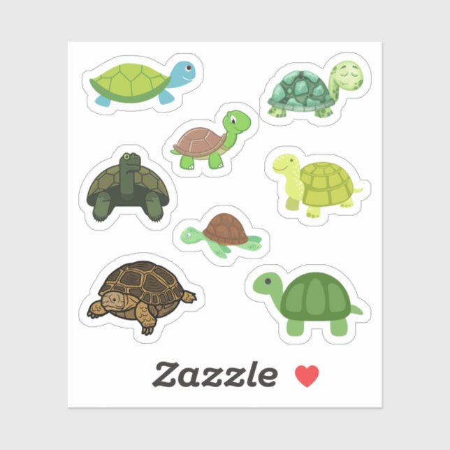 Tortoise Stickers (Sheet)