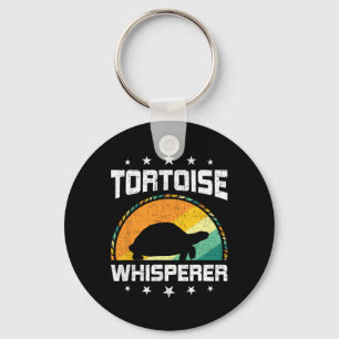 Tortoise Whisperer Fly Fishing Aquarium Fish Tank Key Ring