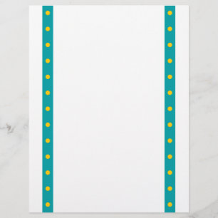 Tortoise with Yellow Dots Frame Border