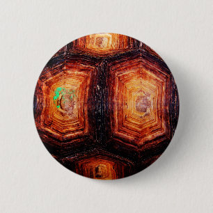 Tortoiseshell 6 Cm Round Badge
