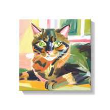 Tortoiseshell Cat | Beautiful Cat Painting