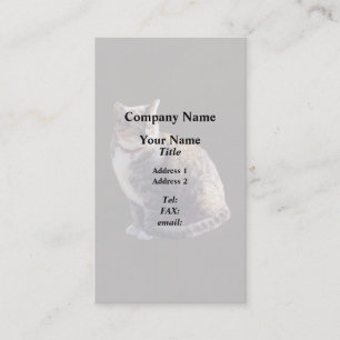 Tortoiseshell Cat Business Card