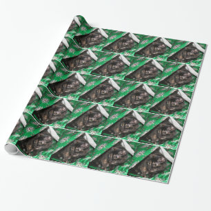 Tortoiseshell cat Christmas Wrapping Paper