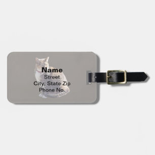 Tortoiseshell Cat Luggage Tag