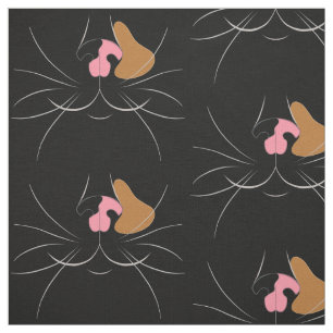 Tortoiseshell Cat on Black Fabric