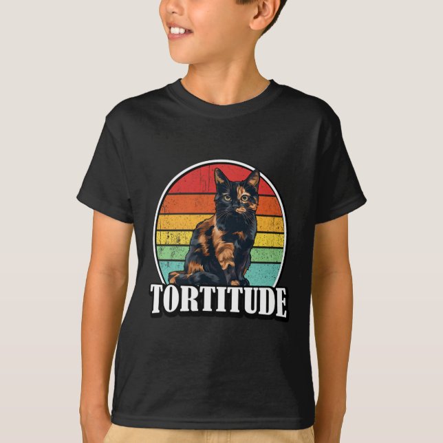 Tortoiseshell Cat  T-Shirt (Front)