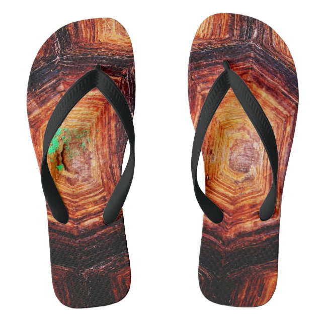 Tortoiseshell Flip Flops (Footbed)