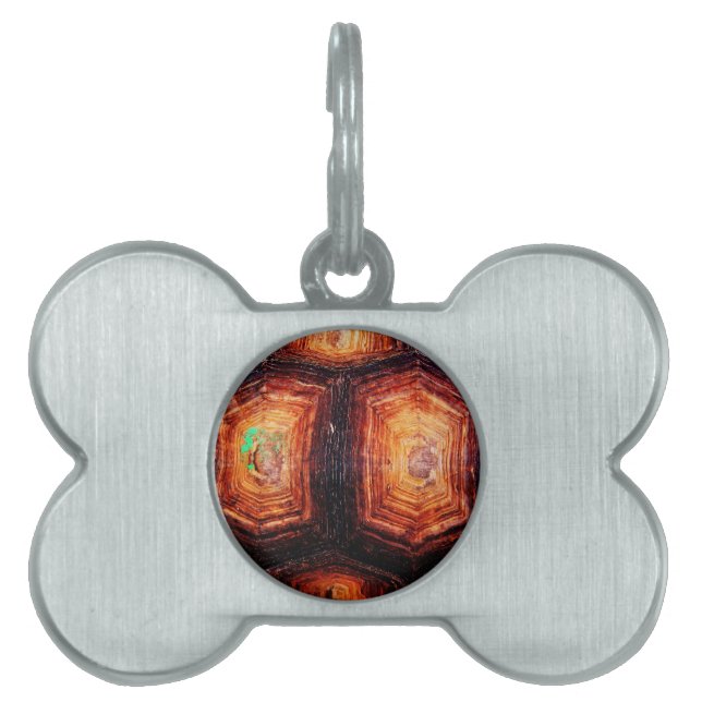 Tortoiseshell Pet Name Tag (Front)