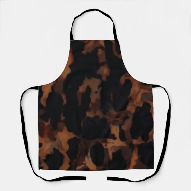 Tortoiseshell Seamless Pattern, Chic TortoiseShell Apron (Front)