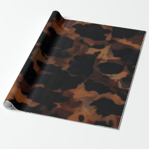 Tortoiseshell Seamless Pattern, Chic TortoiseShell Wrapping Paper