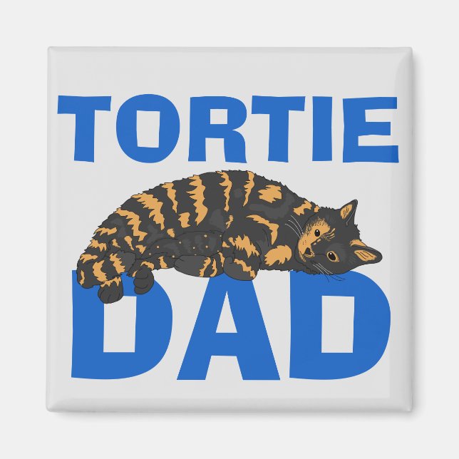 Tortoiseshell TORTIE Cat MAGNET (Front)