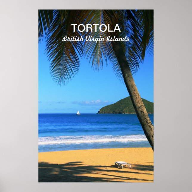 Tortola, British Virgin Islands poster (Front)
