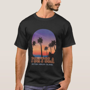 Tortola British Virgin Islands Sunset Beach T-Shirt