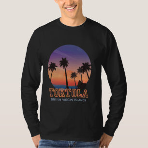 Tortola British Virgin Islands Sunset Beach T-Shirt