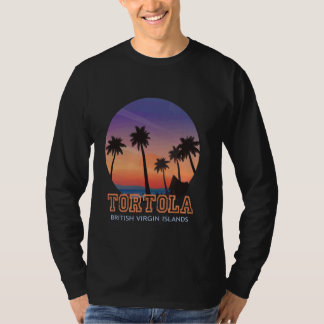 Tortola British Virgin Islands Sunset Beach T-Shirt