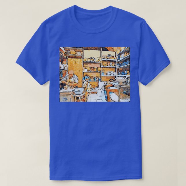 Tortora Ceramist craftsman T-Shirt (Design Front)