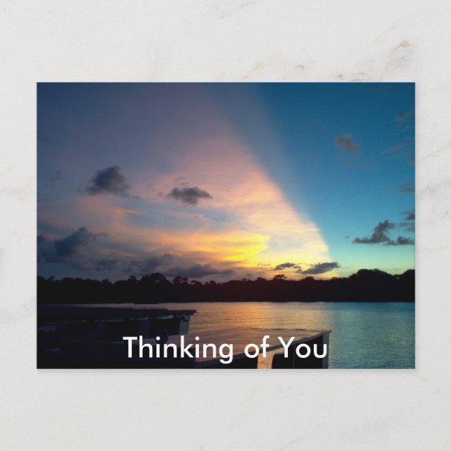 Tortuguero Sunset - Beautiful Costa Rica Postcard (Front)