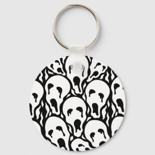 Tortured Souls Weird Horror Artwork Key Ring