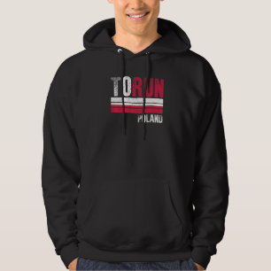 Torun Poland Flag Polish Mens Womens Kids Hoodie
