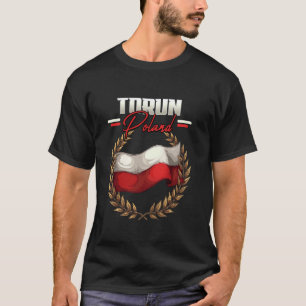 Torun Poland Travel Polish Flag Polska T-Shirt