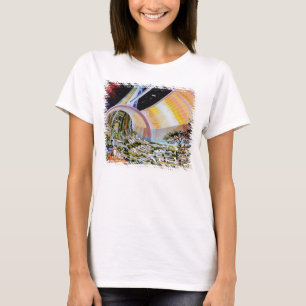 Torus Space Station Habitat Colony Artist Concept T-Shirt