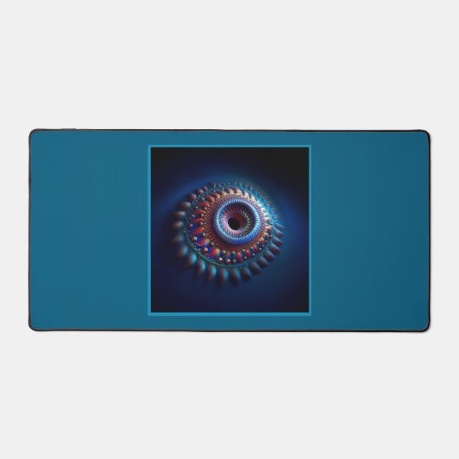 Torus Wormhole Desk Mat (Front)