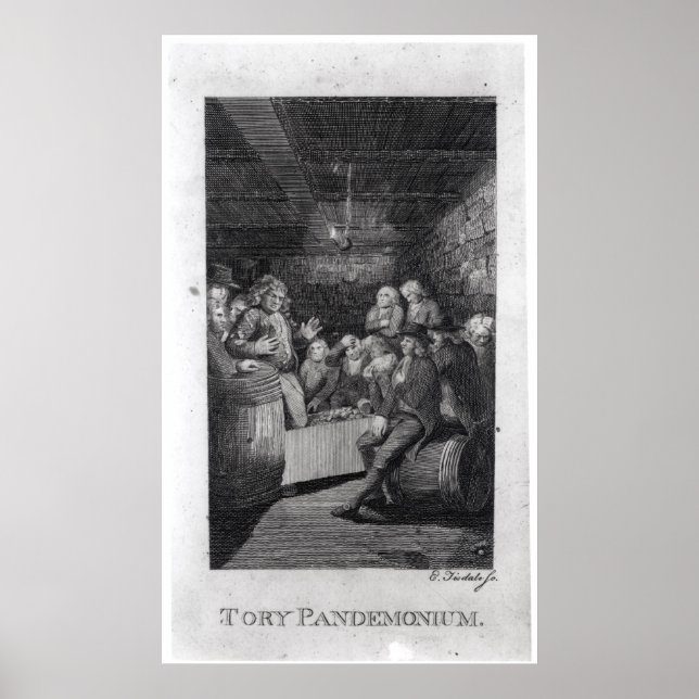 Tory Pandemonium, from John Trumbull's Poster (Front)