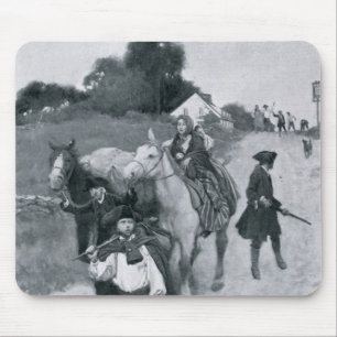 Tory Refugees on Their Way to Canada Mouse Mat