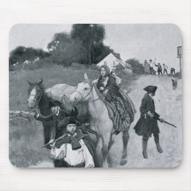 Tory Refugees on Their Way to Canada Mouse Mat (Front)
