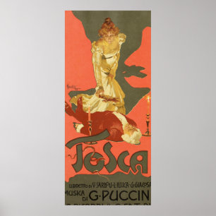 Tosca by Adolfo Hohenstein Poster