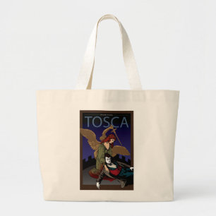 Tosca, Opera Large Tote Bag