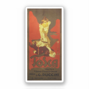 Tosca original poster (Giacomo Puccini)